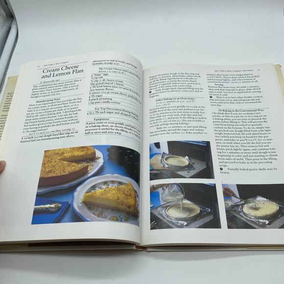 Julia Child & More Company Cookbook First Edition 1979 Orange Hardback - Picture 9 of 14